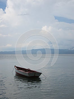 Boat on the shore.