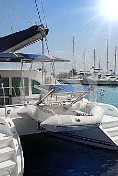 Boat and solar panel