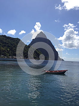 Boat in St. Lucia