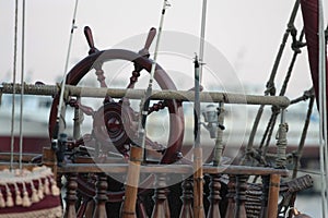 Boat steering wheel