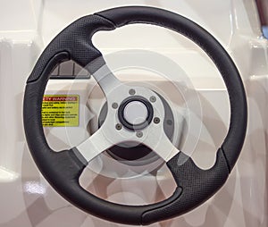 Boat steering wheel