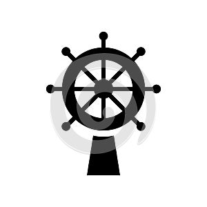 Boat Steering Wheel icon. Trendy Boat Steering Wheel logo concept on white background from Nautical collection