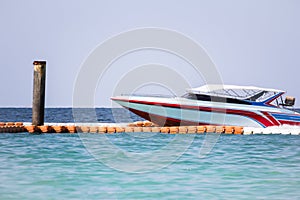 Boat still in the sea