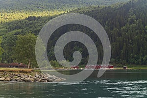 Boat storage found on a Norwegian fjord