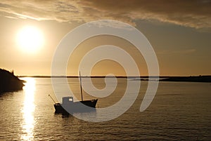 Boat at Sunset
