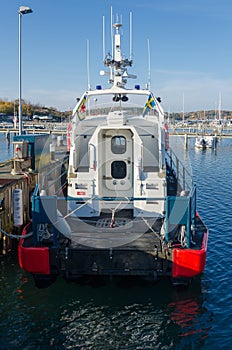 The boat from sweden sea rescue