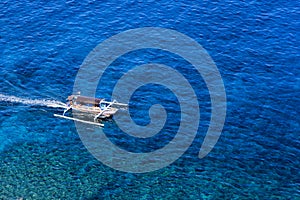 Boat to Gili