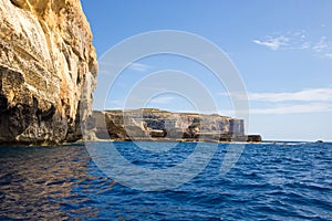 Boat tour at Azure Window, Malta, Gozo