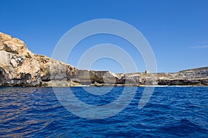 Boat tour at Azure Window, Malta, Gozo