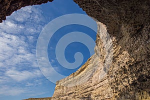 Boat tour at Azure Window, Malta, Gozo