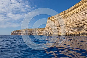 Boat tour at Azure Window, Malta, Gozo