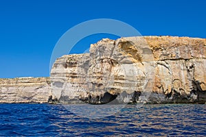 Boat tour at Azure Window, Malta, Gozo