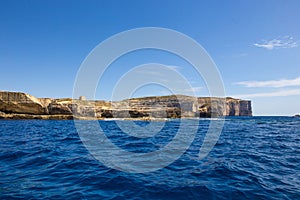 Boat tour at Azure Window, Malta, Gozo