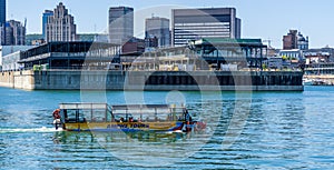 Boat tour on Saint-Laurent River at Montreal