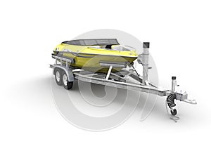 Boat and trailer photo