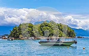 Boat trip from Abraao beach Ilha Grande island Brazil photo