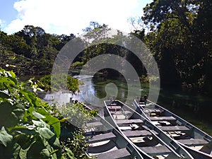 Boat trip float ride on the Sucuri River, Bonito, Mato Grosso do Sul, Brazil