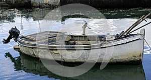 boat used for Mussels coltivation in La Spezia