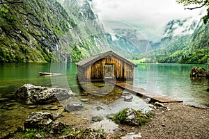 Boathouse on Obersee