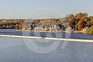 Boathouse Row at Fall