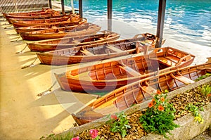 Boathouse rowing boats fishing parking