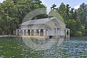 Boathouse in the Thousand Islands America photo