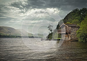 Boathouse Ullswater Lake District
