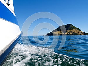 Boating on a calm harbour.