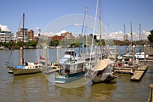 Boating in the city