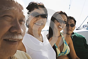 Boating family