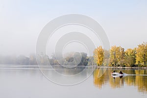 Boating Into The Fog