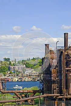 Boating by Gas Works Park