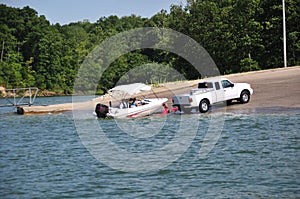 Boating In Indiana, USA