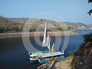 Boating krishna rivere srisilam