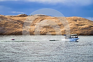 Boating on Lake Powell