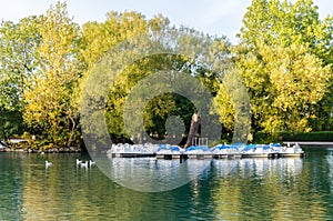 The Boating Lake at South Marine Park