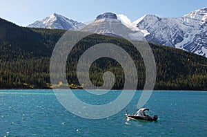 Boating among the moutains