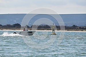 Boating in Poole Harbour