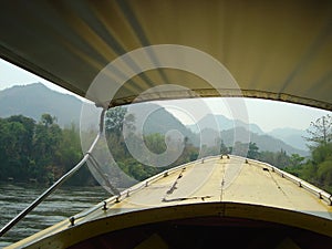 Boatrip on the river Kwai photo