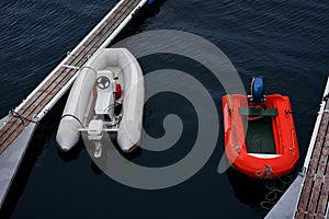 Boats in Alesund harbor, Norway