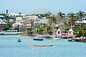 Boats Along Bermuda