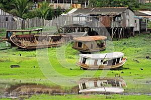 Boats in Amazonia