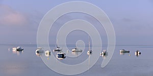 Boats at Andernos-les-bains in France