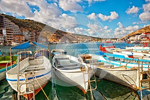 Boats in Balaklava Bay