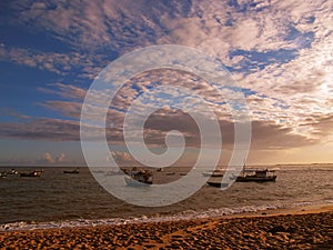 Boats in the beach