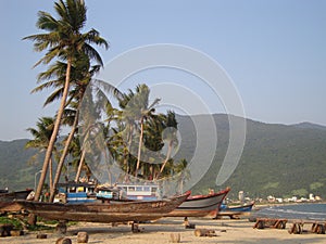 Boats on the beach