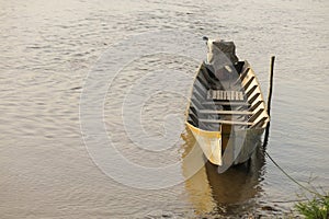 Boats on Beni river, Rurrenabaque, Bolivia photo