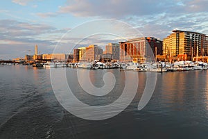 Boats and buildings at the DC Southwest Waterfront