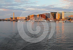 Boats and buildings at the DC Southwest Waterfront