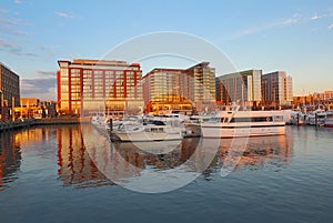 Boats and buildings at the DC Waterfront